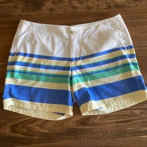 Columbia PFG Striped Chino Shorts Women’s 12